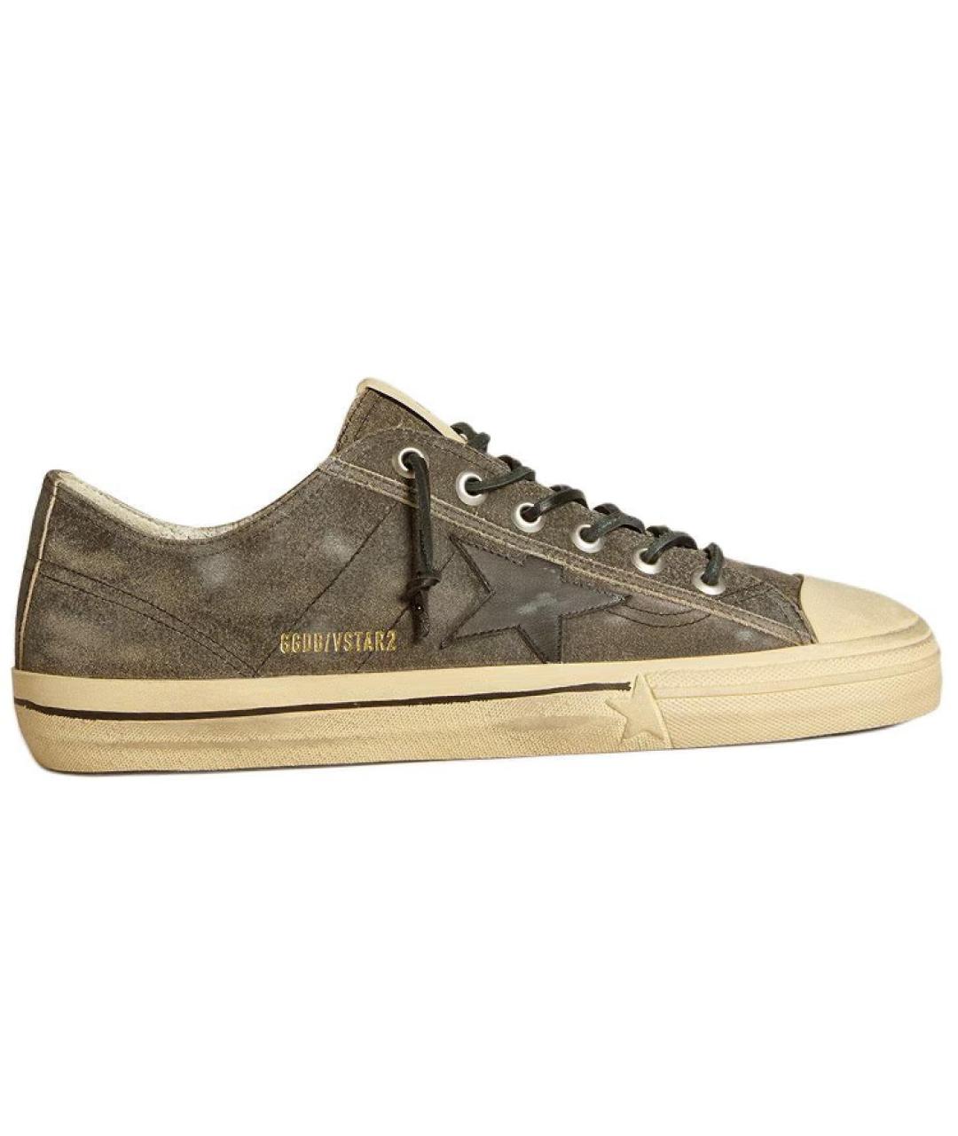 GOLDEN GOOSE DELUXE BRAND Черные низкие кроссовки / кеды, фото 2