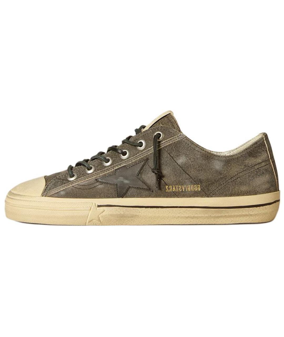 GOLDEN GOOSE DELUXE BRAND Черные низкие кроссовки / кеды, фото 5