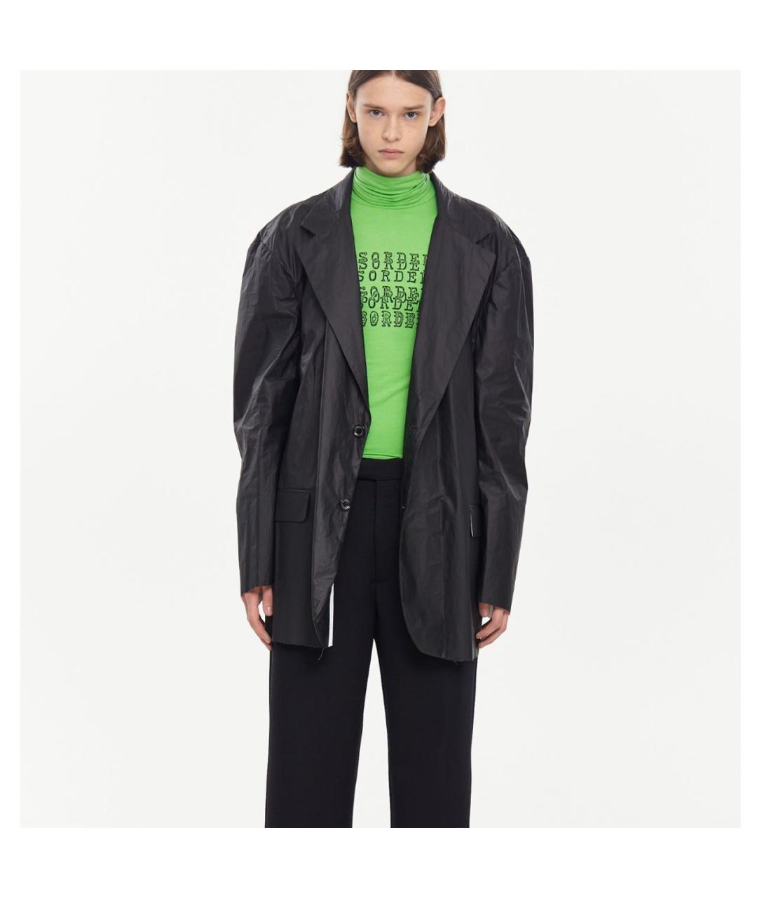 RAF SIMONS Антрацитовый жакет/пиджак, фото 8