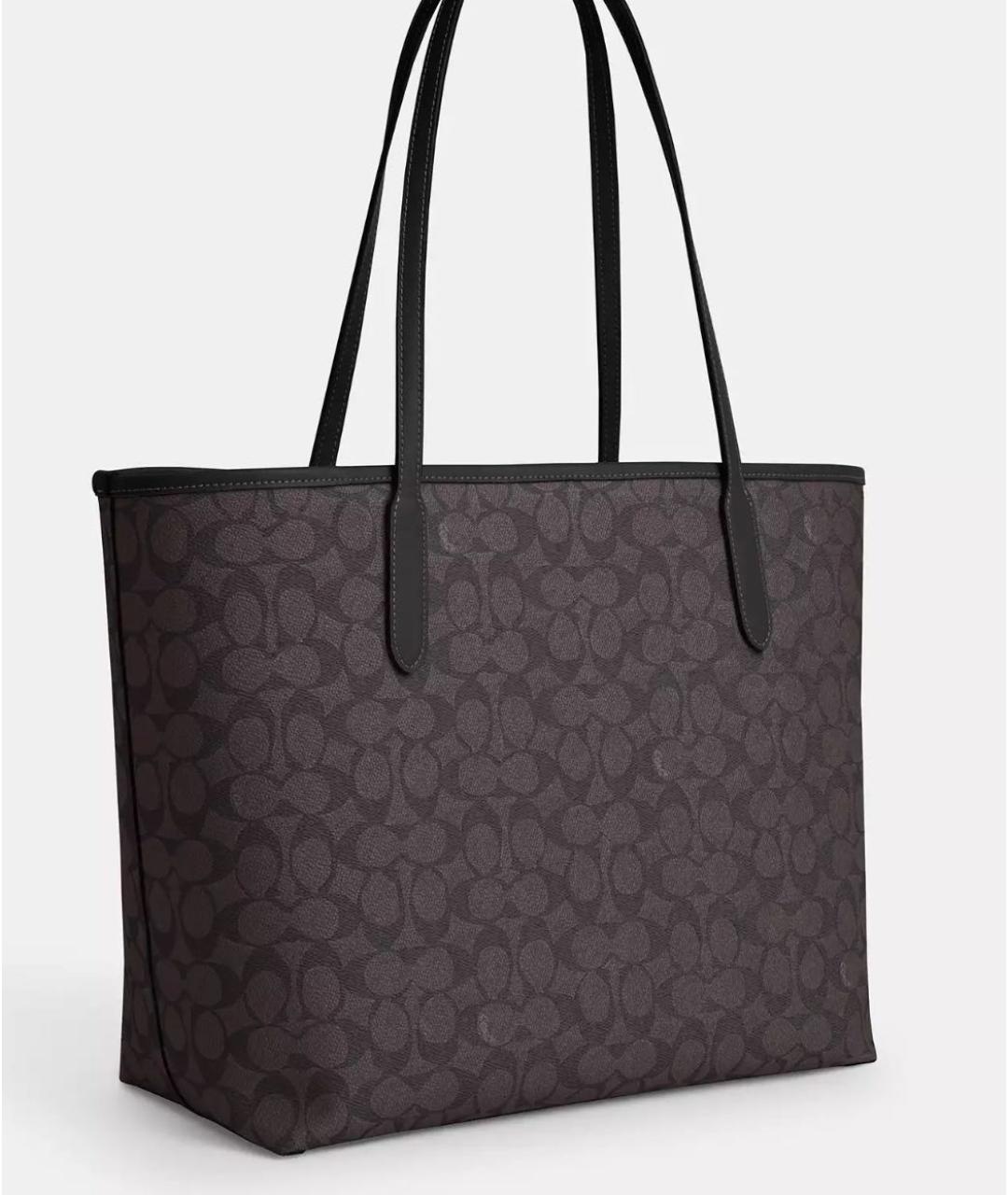 COACH Коричневая сумка тоут, фото 2