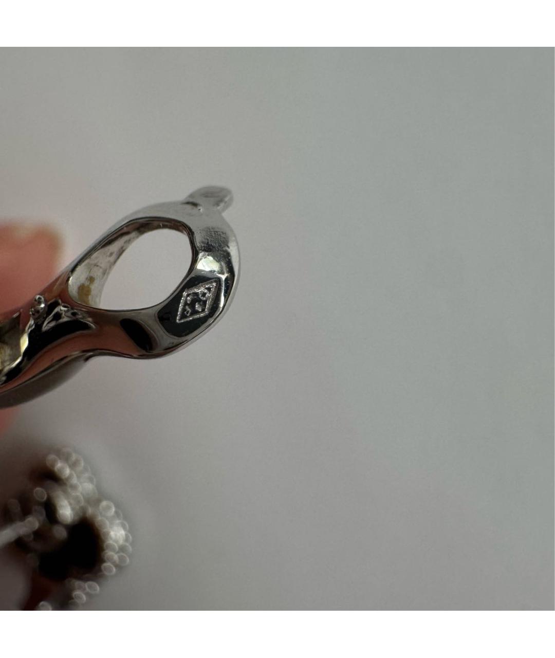 VAN CLEEF & ARPELS Черные серьги из белого золота, фото 5