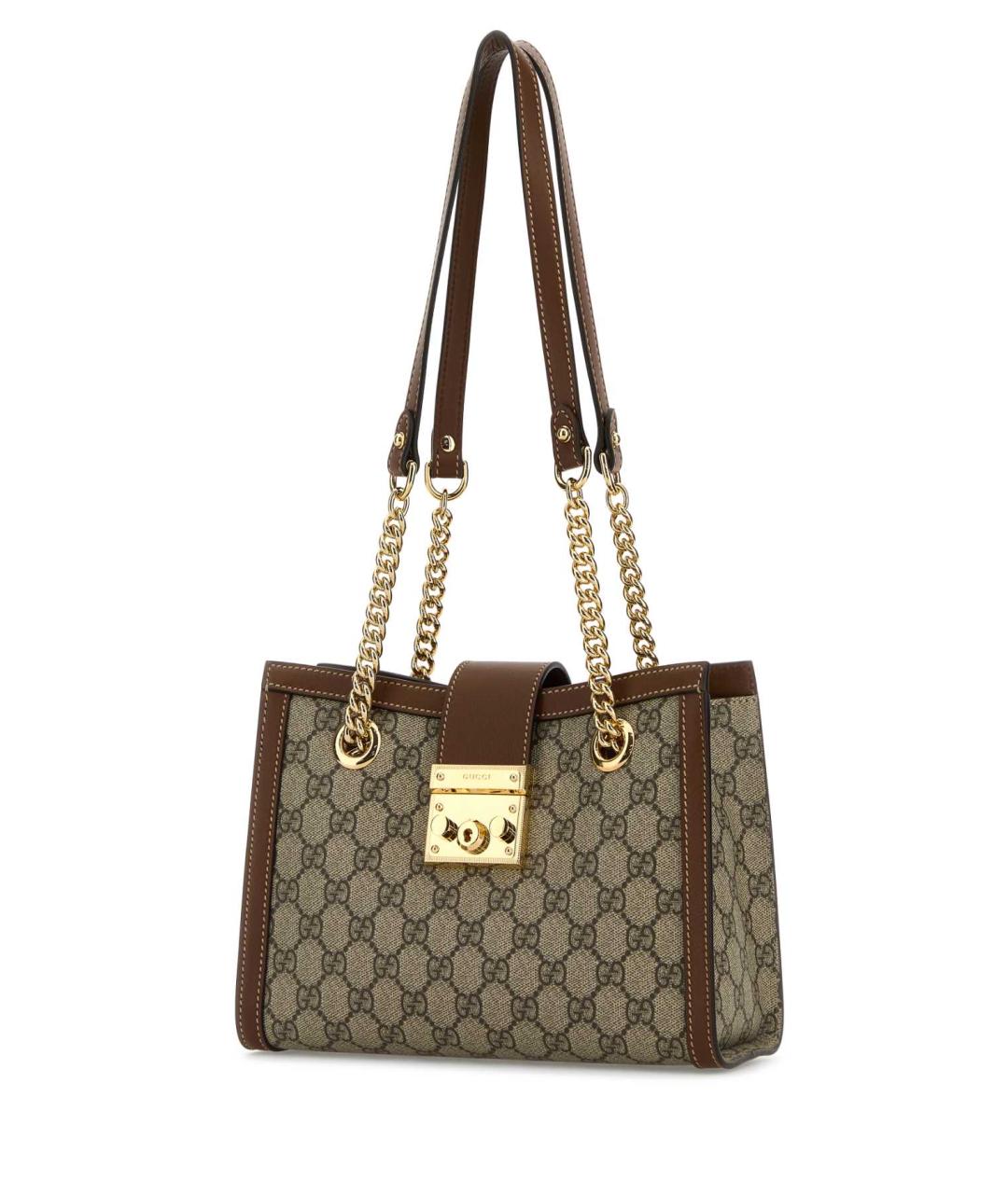 GUCCI Коричневая тканевая сумка через плечо, фото 2