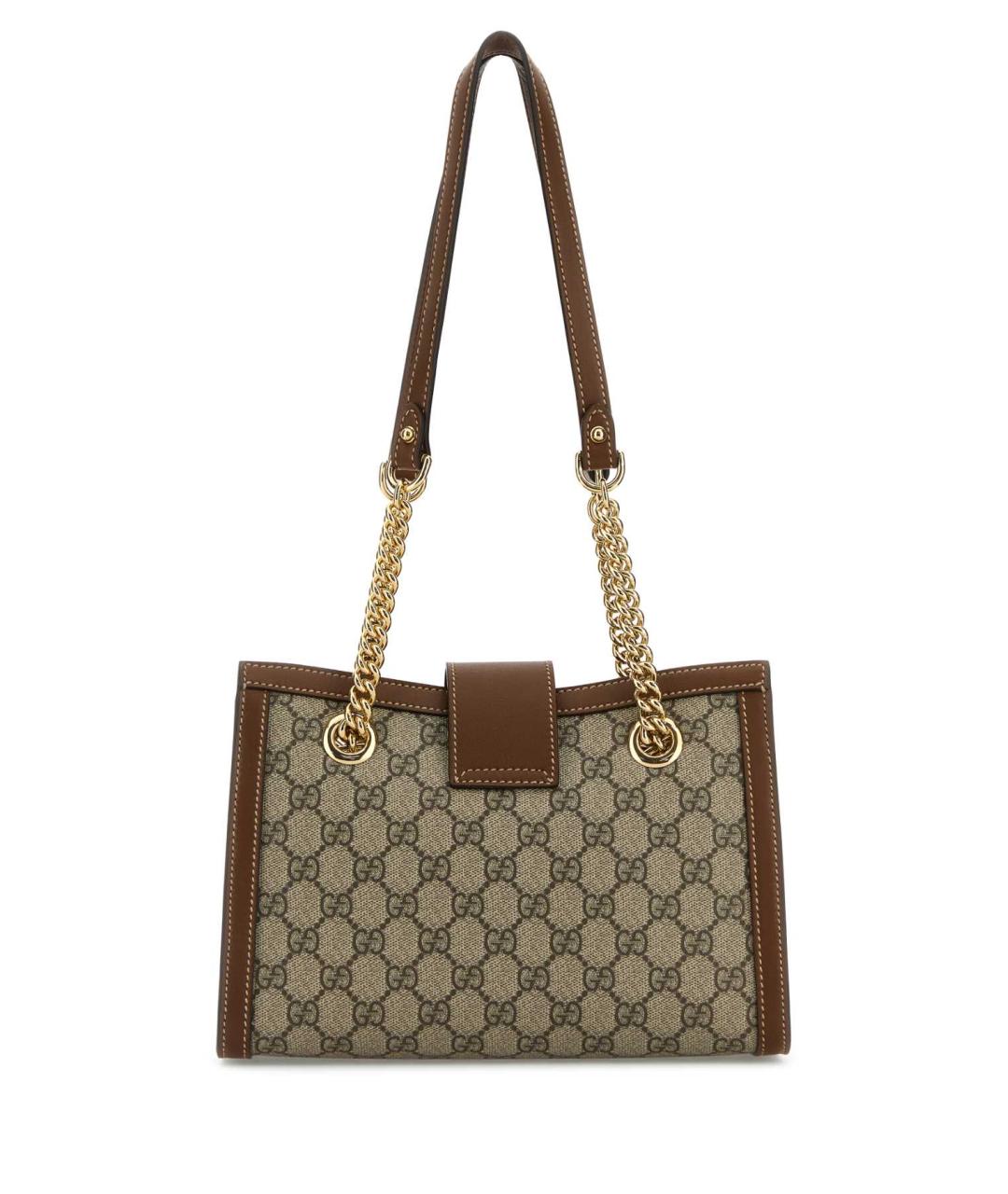 GUCCI Коричневая тканевая сумка через плечо, фото 3