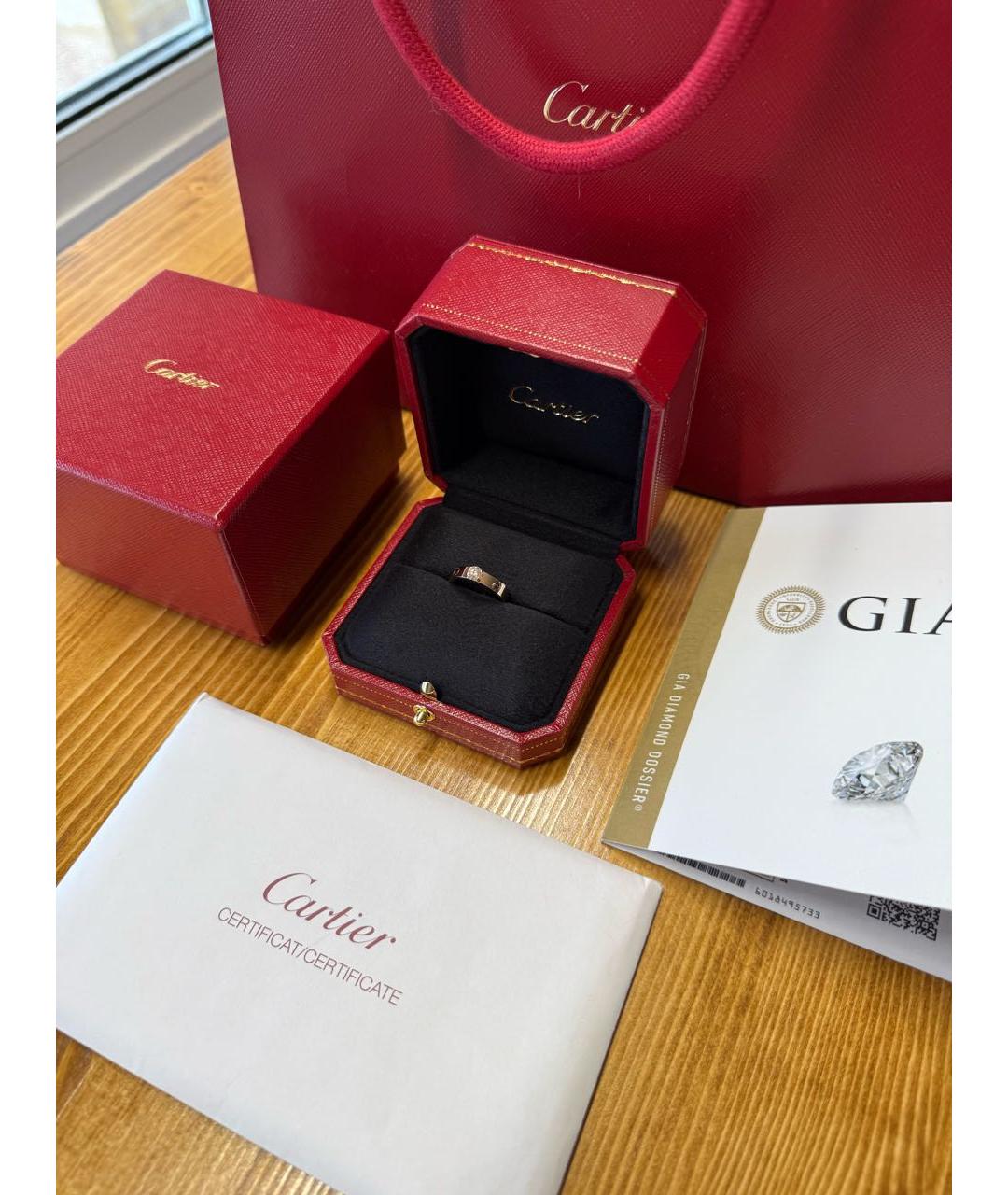 CARTIER Золотое кольцо из розового золота, фото 4