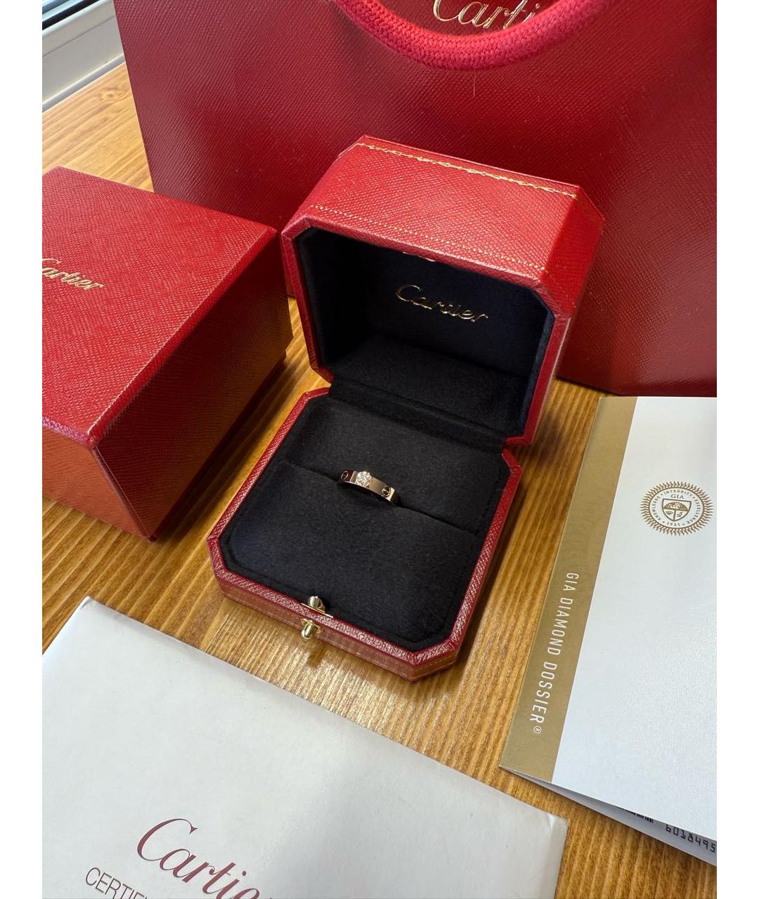 CARTIER Золотое кольцо из розового золота, фото 3