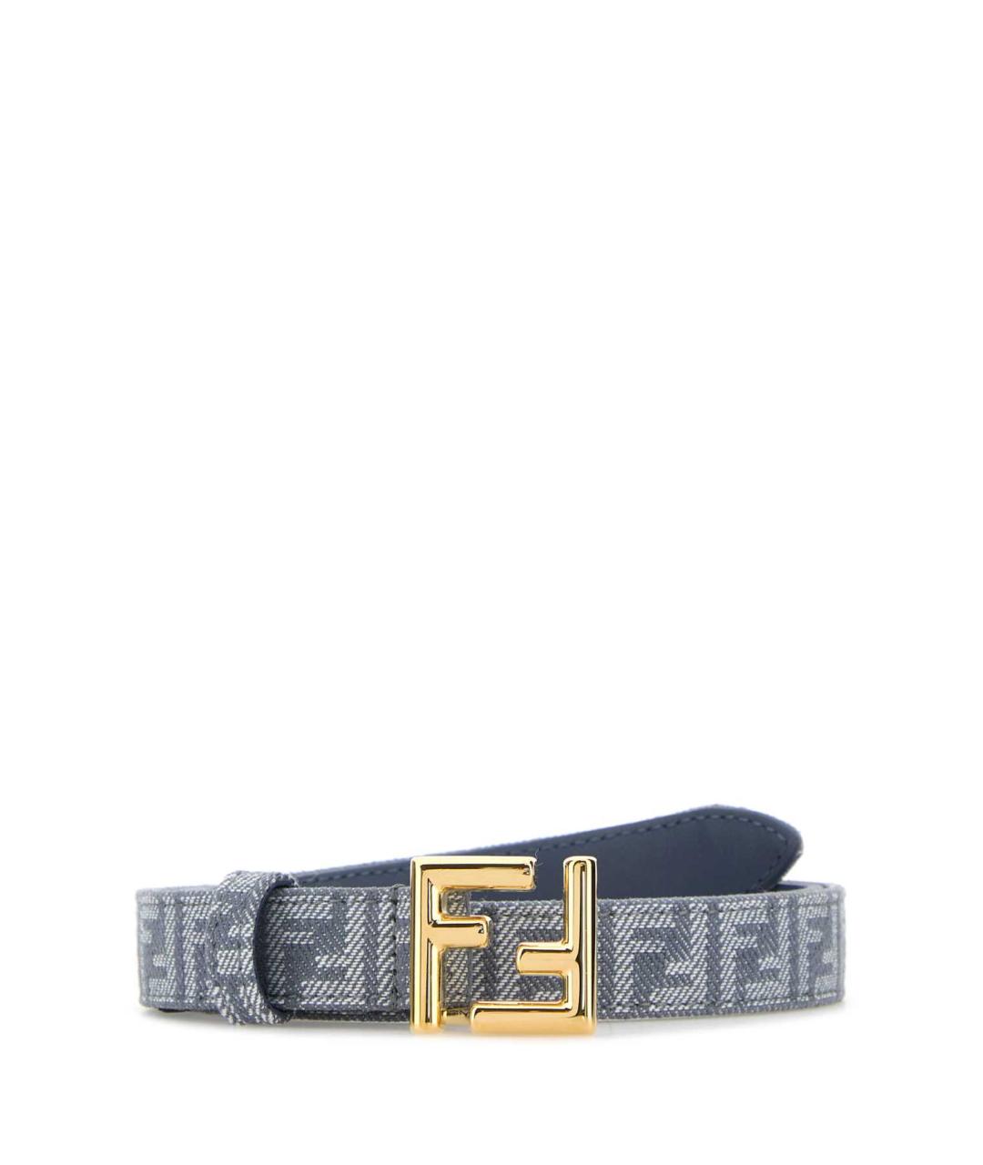 FENDI Голубой ремень, фото 1