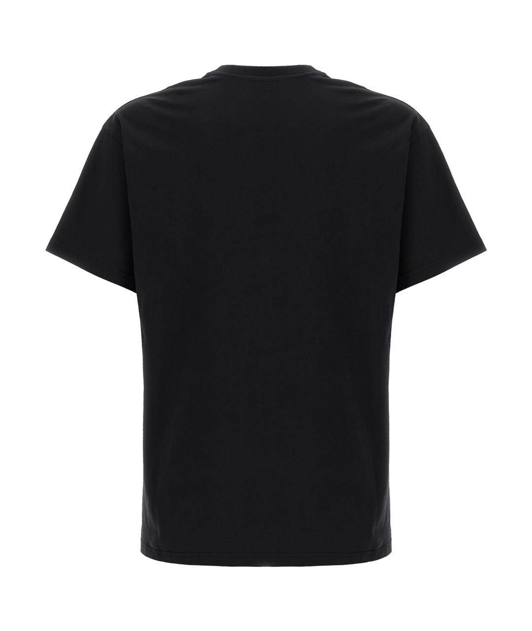 GIVENCHY Черная хлопковая футболка, фото 2