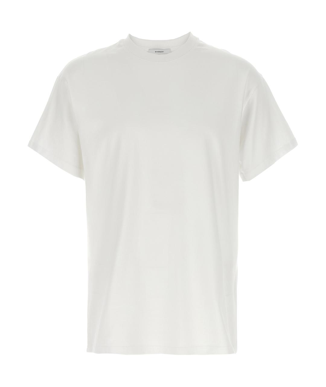 GIVENCHY Белая хлопковая футболка, фото 1