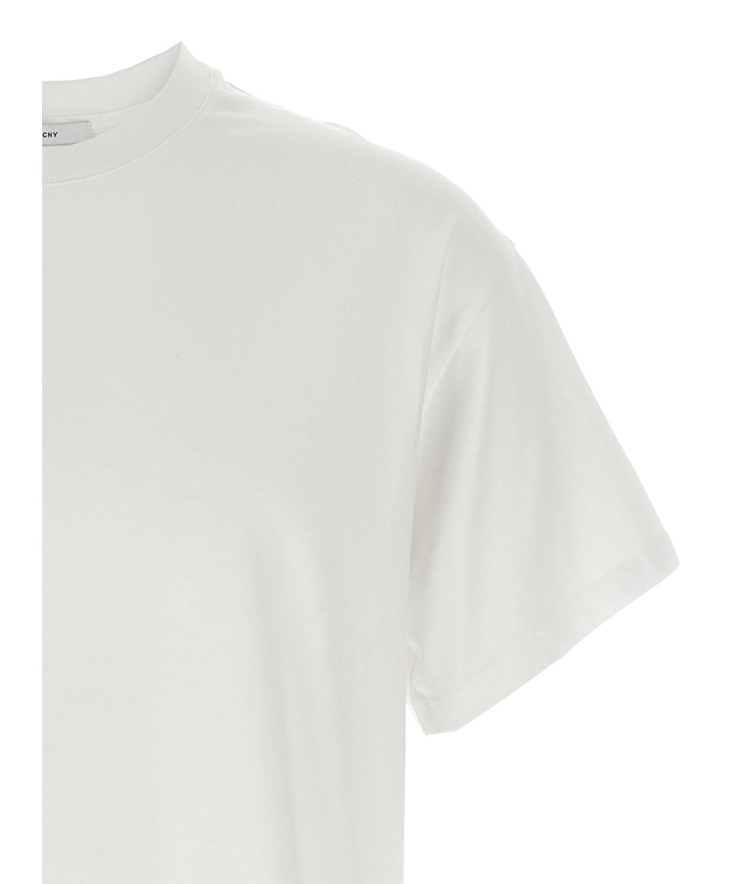 GIVENCHY Белая хлопковая футболка, фото 3