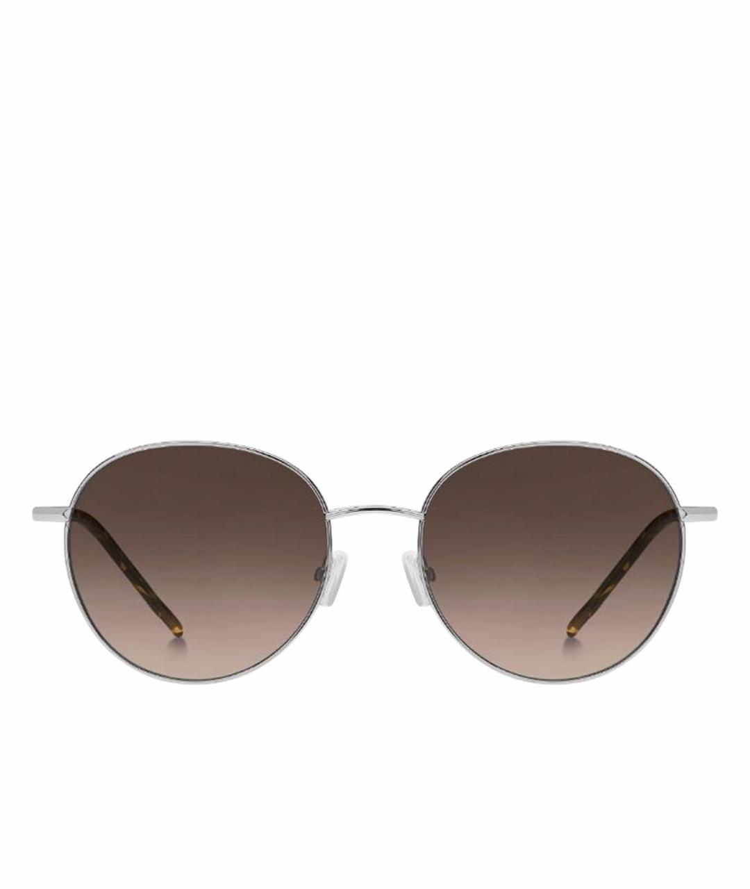 HUGO BOSS Коричневые металлические солнцезащитные очки, фото 1