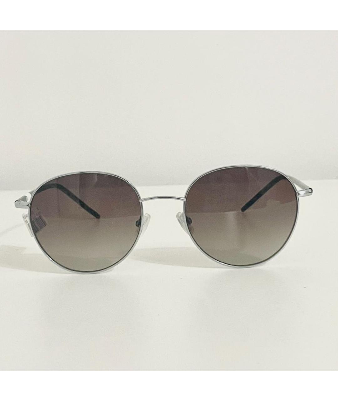 HUGO BOSS Коричневые металлические солнцезащитные очки, фото 4
