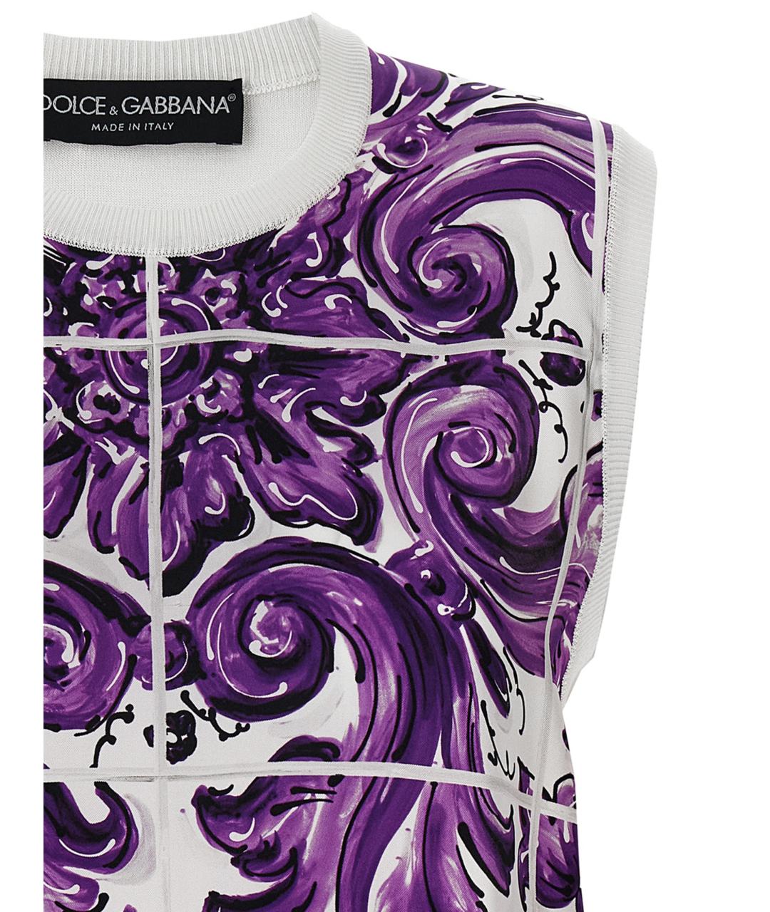 DOLCE&GABBANA Фиолетовая жилетка, фото 3