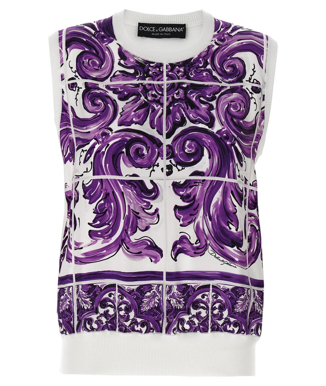 DOLCE&GABBANA Фиолетовая жилетка, фото 1