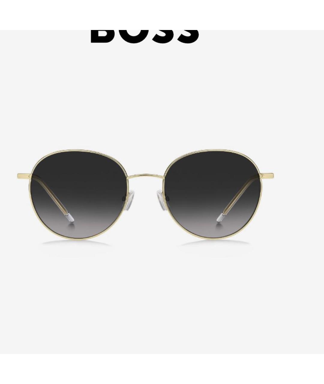 HUGO BOSS Серые металлические солнцезащитные очки, фото 5