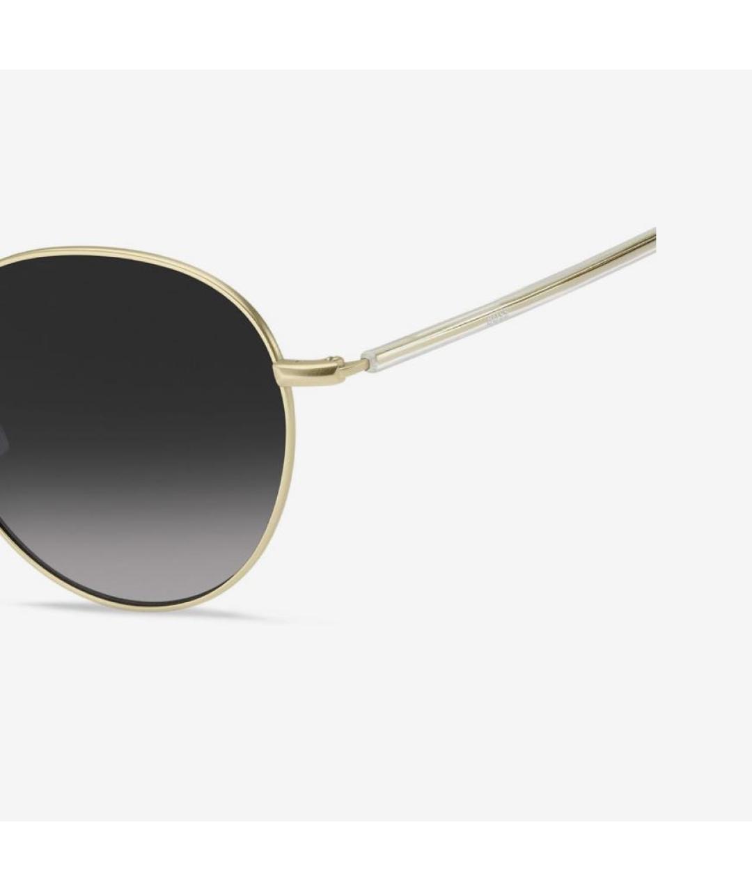 HUGO BOSS Серые металлические солнцезащитные очки, фото 6