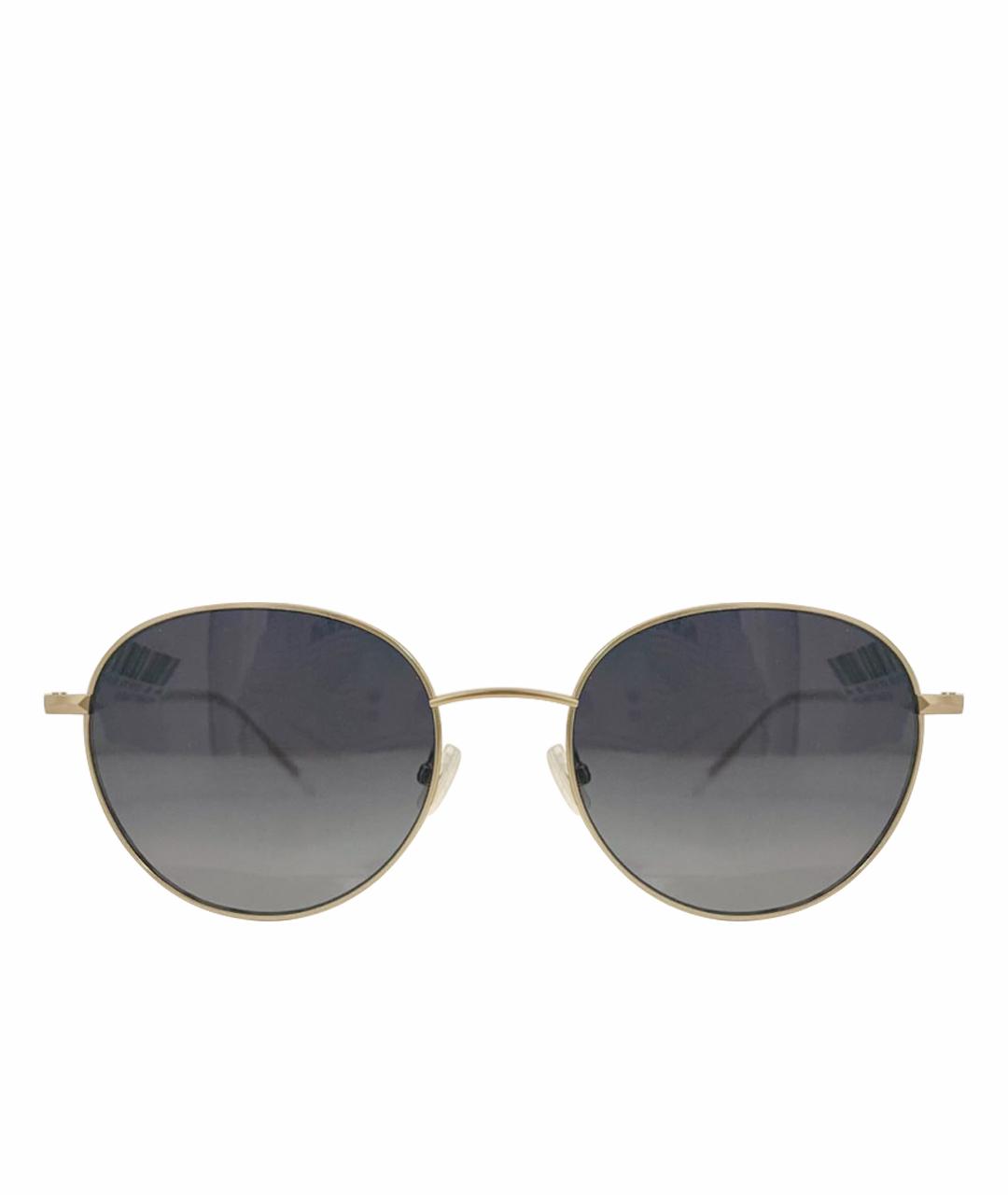 HUGO BOSS Серые металлические солнцезащитные очки, фото 1
