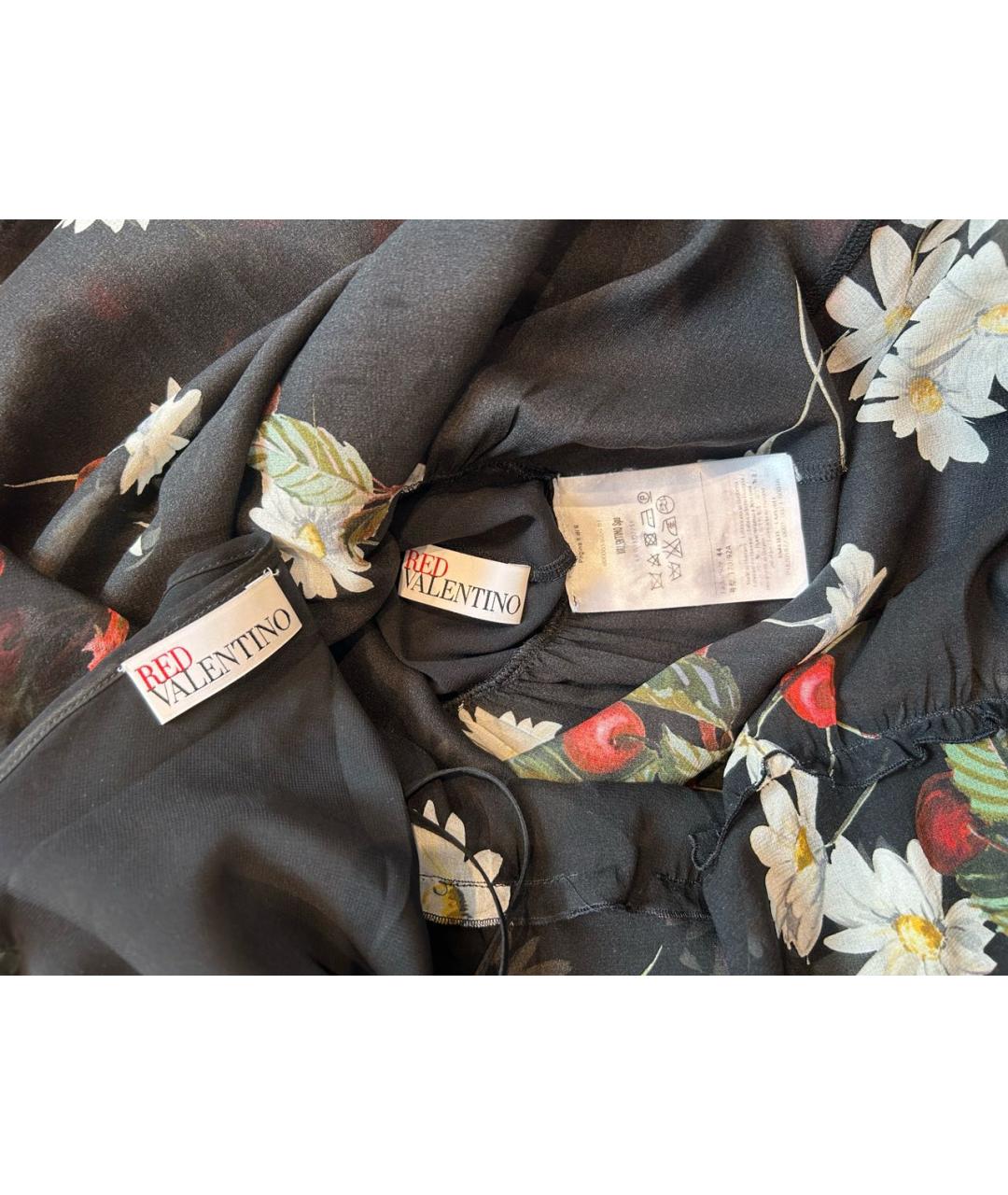 RED VALENTINO Шелковое платье, фото 8