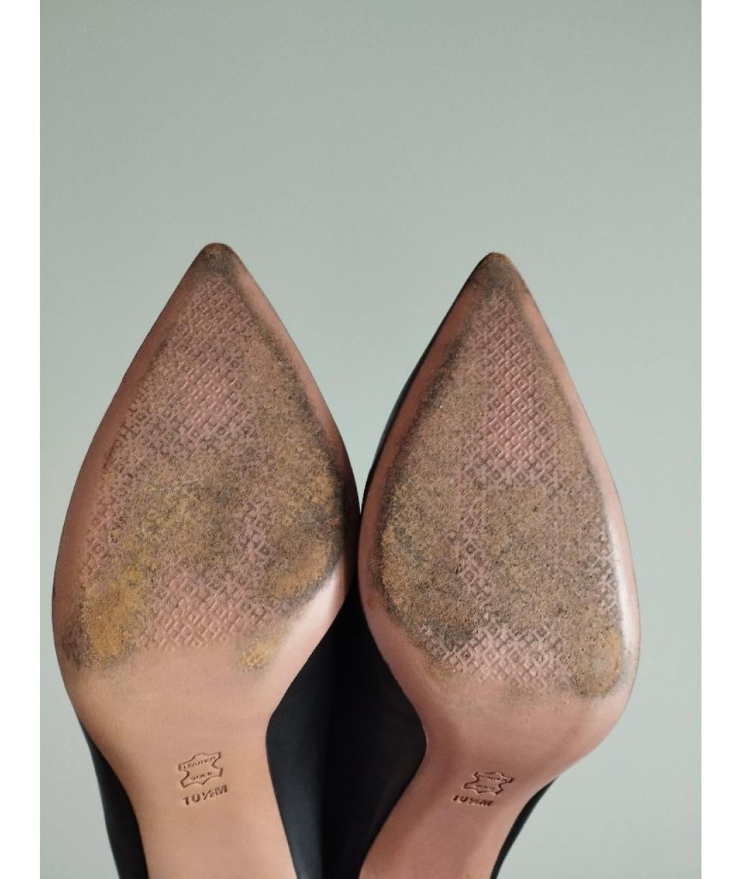 TORY BURCH Черные кожаные туфли, фото 7