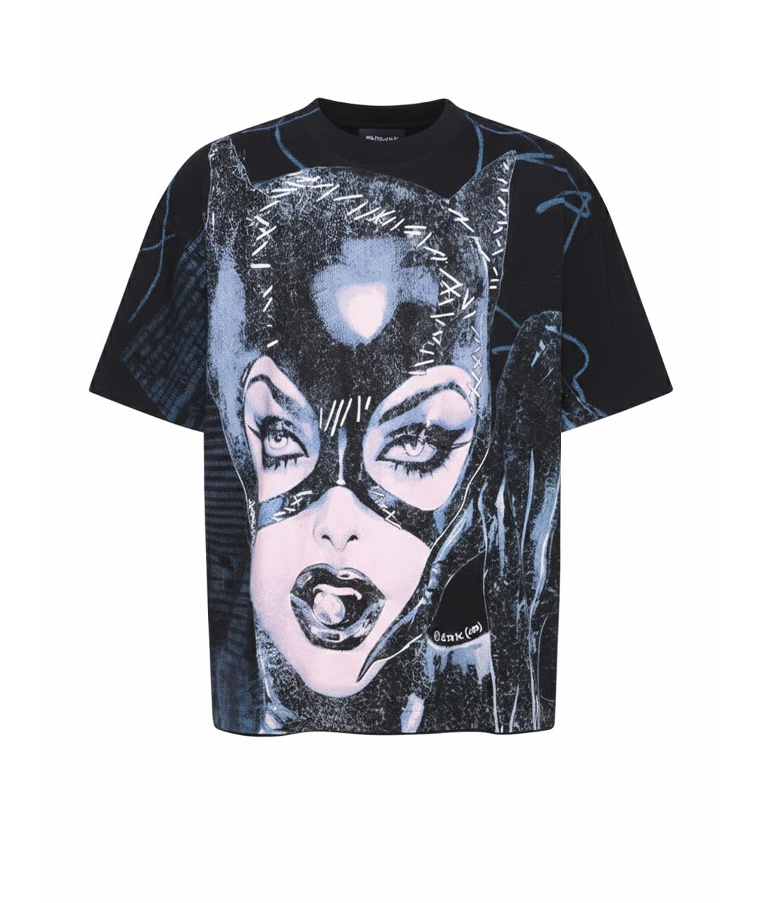 ACNE STUDIOS Черная хлопковая футболка, фото 1