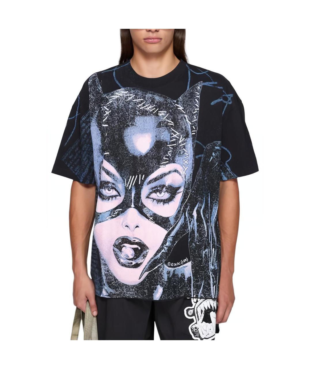 ACNE STUDIOS Черная хлопковая футболка, фото 4