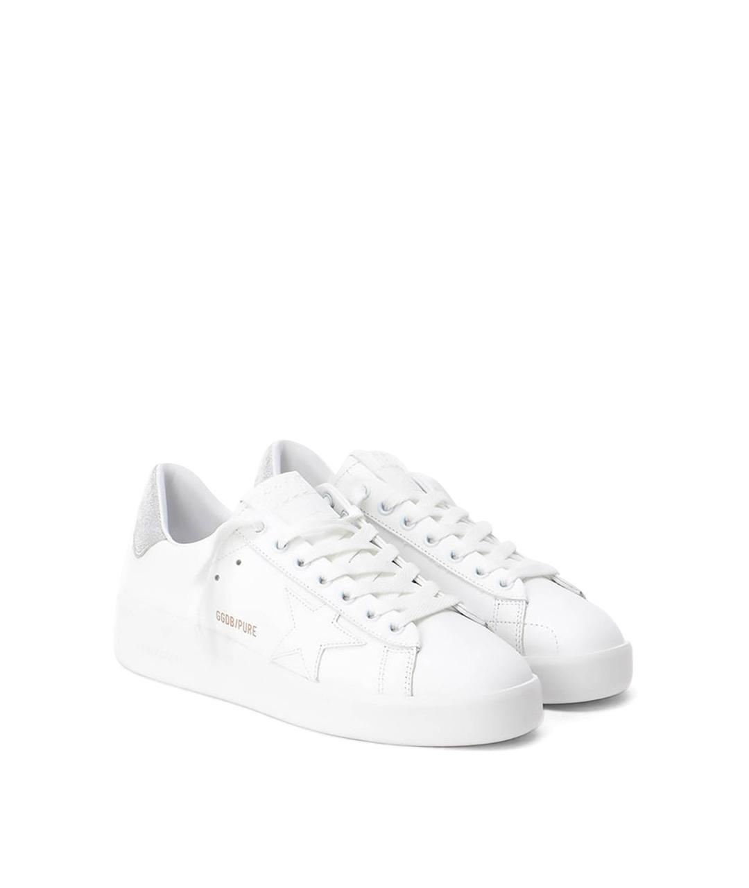 GOLDEN GOOSE DELUXE BRAND Белые кожаные кеды, фото 2