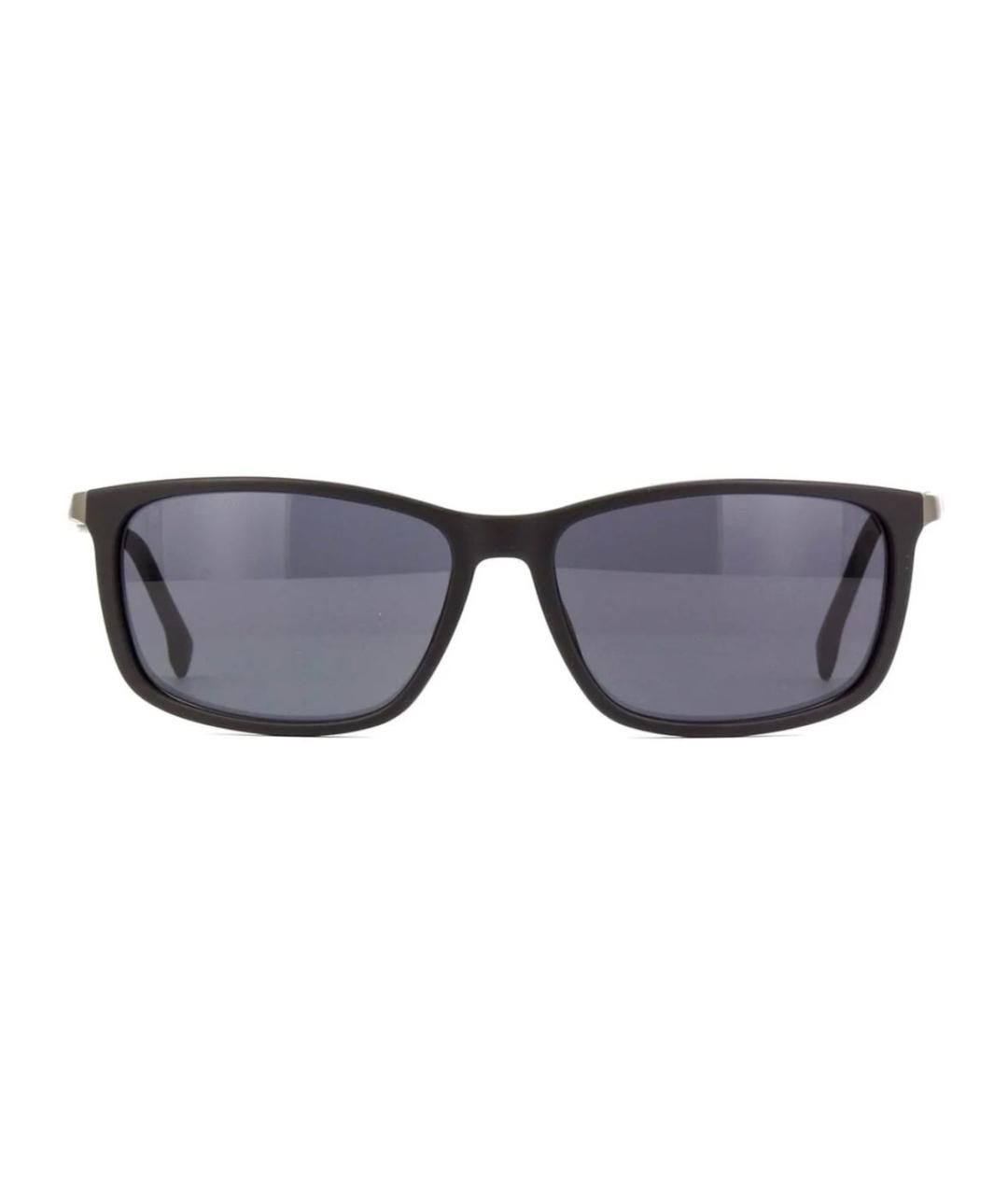 HUGO BOSS Черные металлические солнцезащитные очки, фото 7