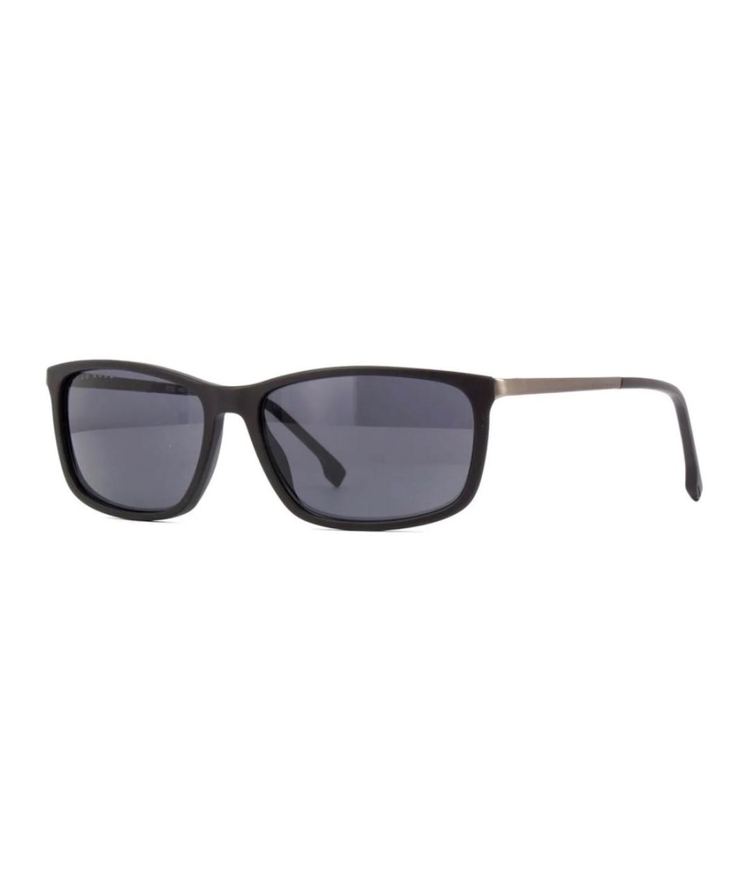 HUGO BOSS Черные металлические солнцезащитные очки, фото 8
