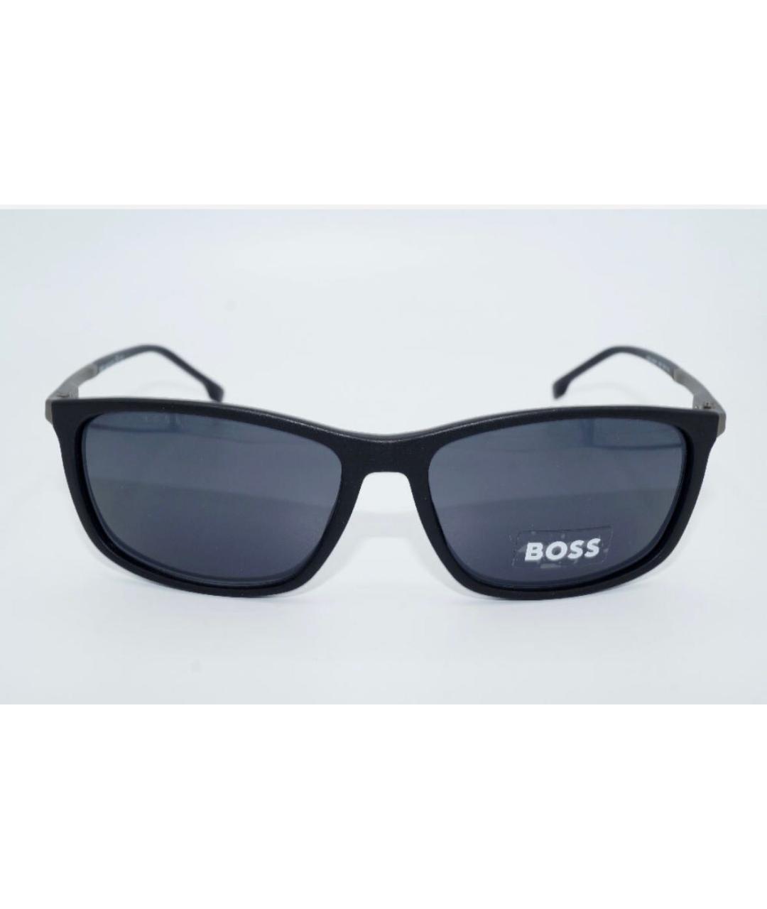 HUGO BOSS Черные металлические солнцезащитные очки, фото 4