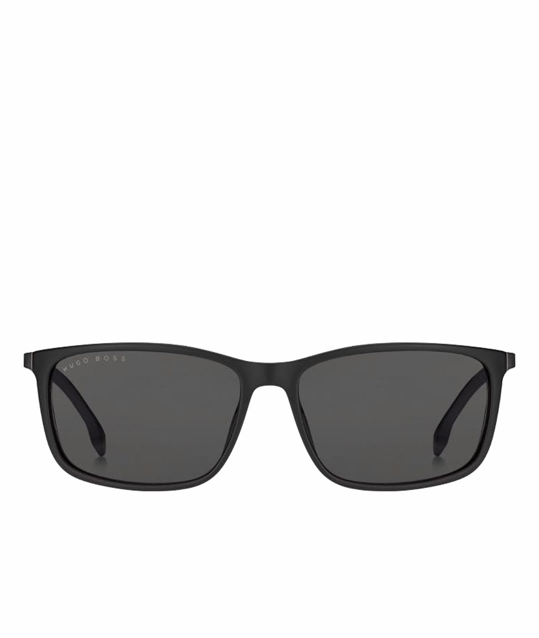 HUGO BOSS Черные металлические солнцезащитные очки, фото 1