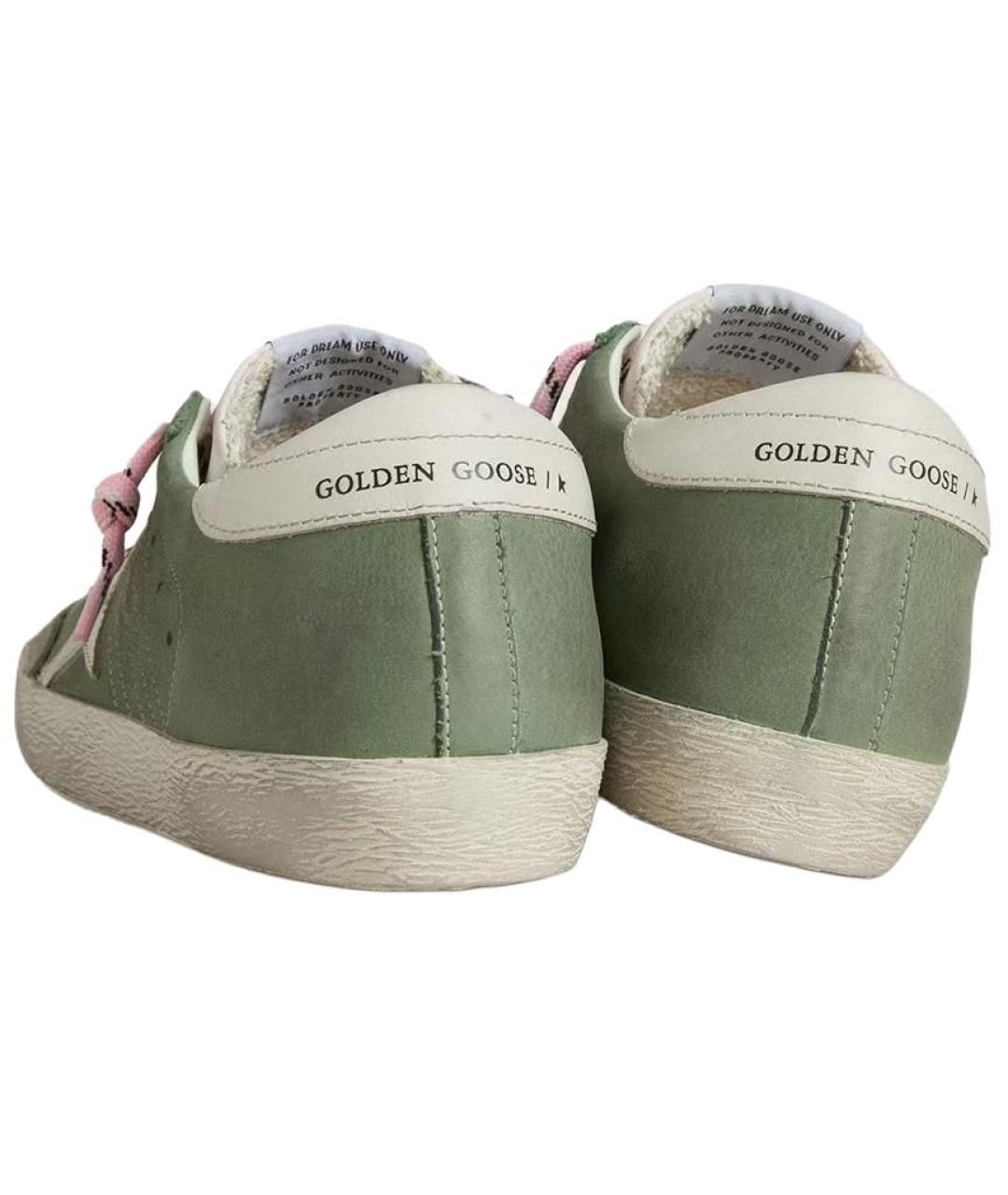 GOLDEN GOOSE DELUXE BRAND Зеленые кеды, фото 4