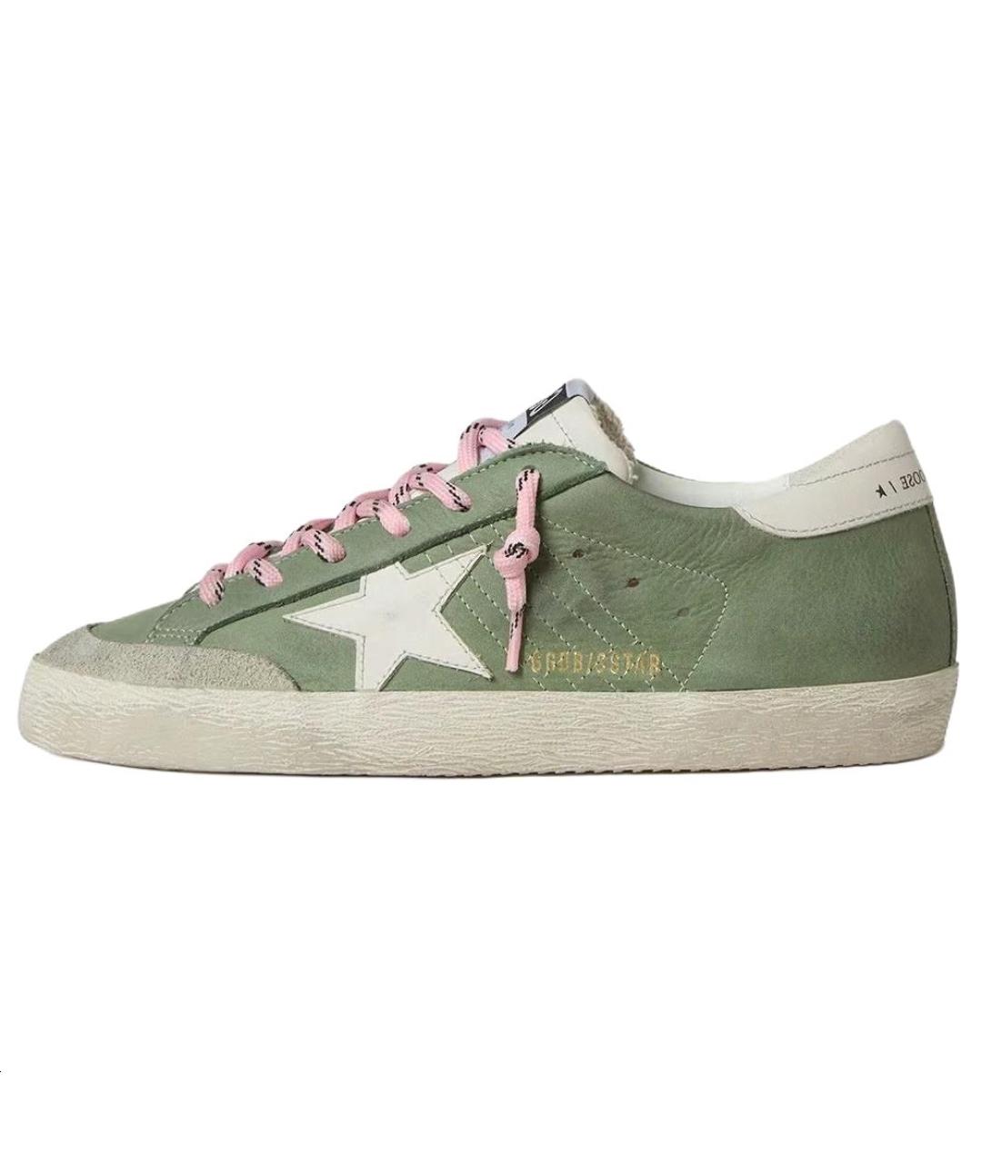GOLDEN GOOSE DELUXE BRAND Зеленые кеды, фото 2
