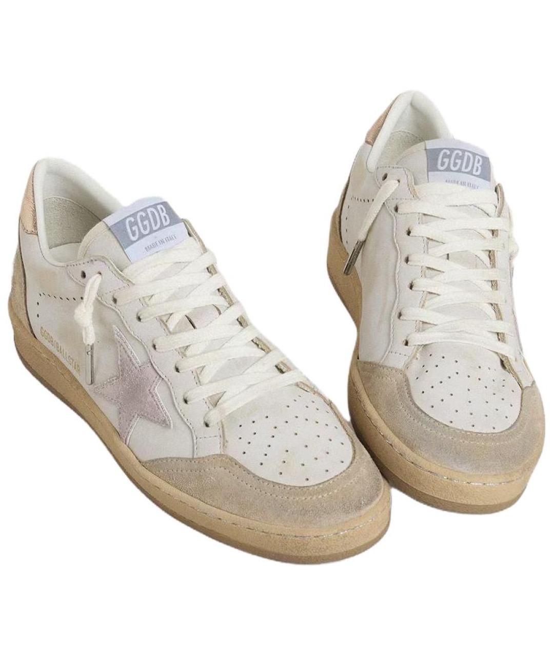 GOLDEN GOOSE DELUXE BRAND Бежевые кеды, фото 2