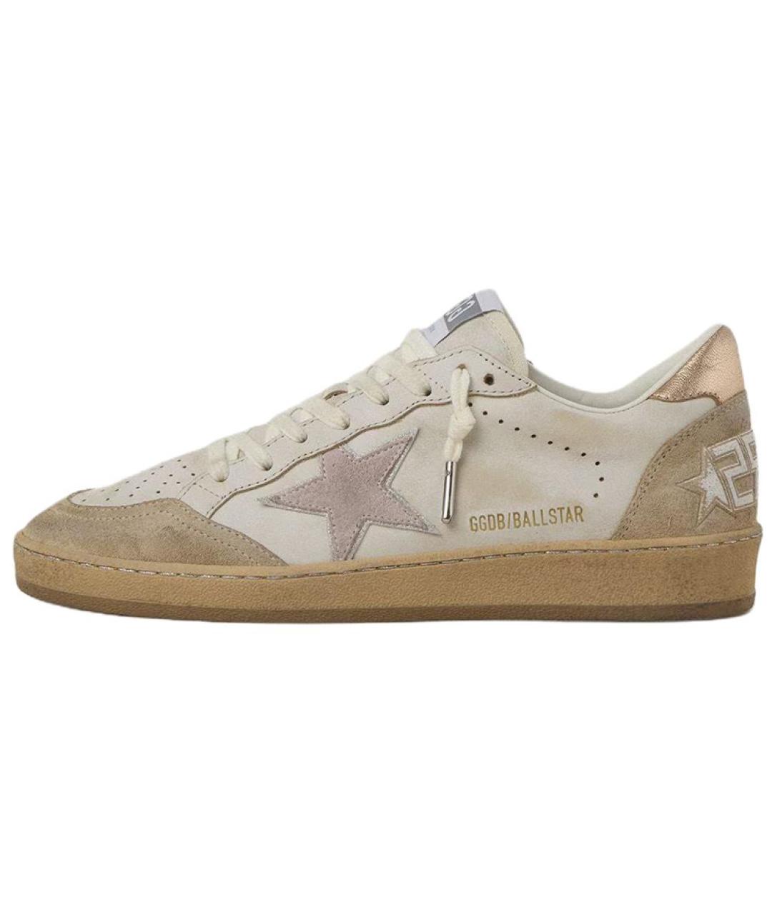 GOLDEN GOOSE DELUXE BRAND Бежевые кеды, фото 4