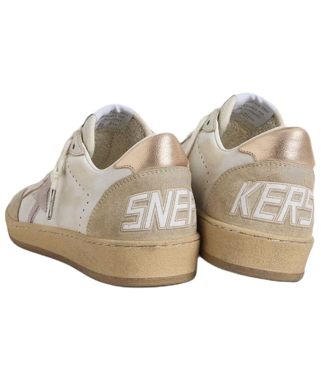 GOLDEN GOOSE DELUXE BRAND Бежевые кеды, фото 3