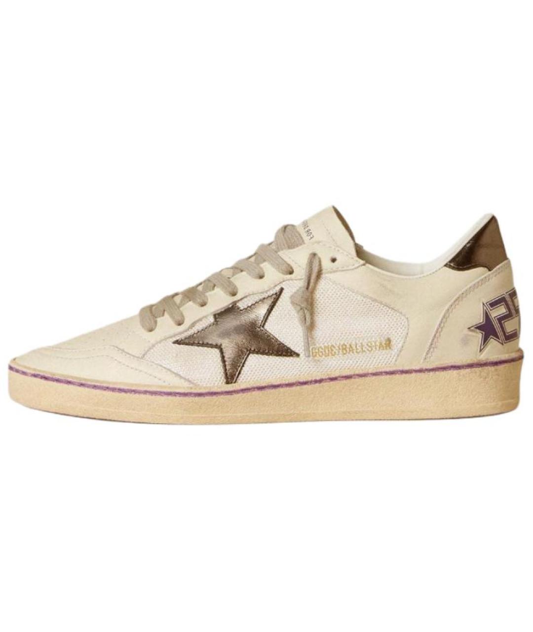 GOLDEN GOOSE DELUXE BRAND Бежевые кеды, фото 2