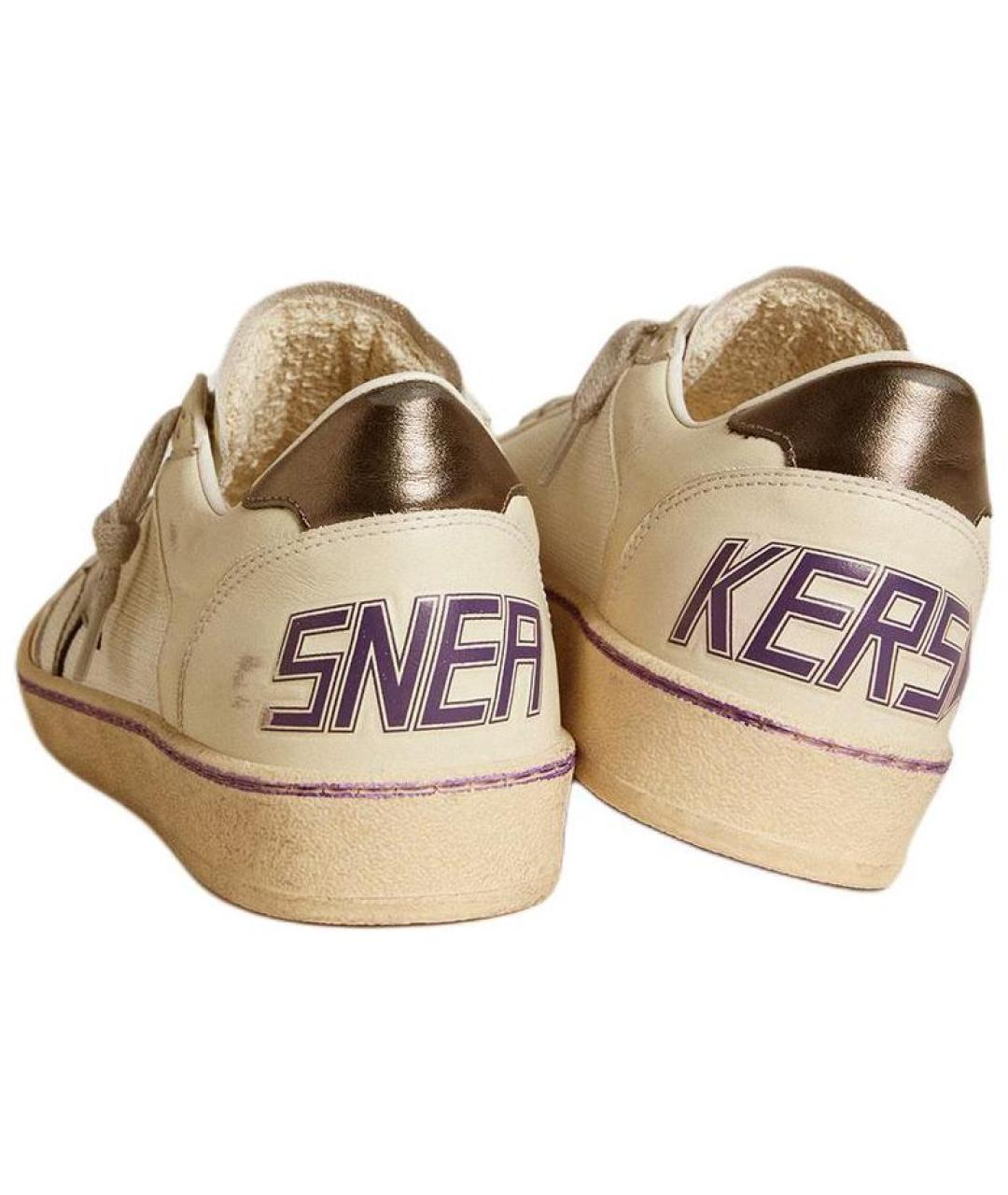 GOLDEN GOOSE DELUXE BRAND Бежевые кеды, фото 4