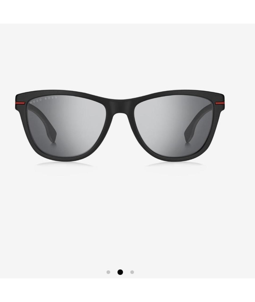 HUGO BOSS Черные пластиковые солнцезащитные очки, фото 2