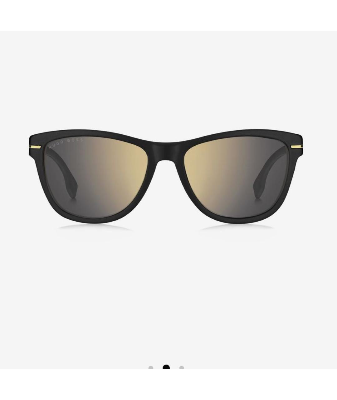 HUGO BOSS Черные пластиковые солнцезащитные очки, фото 2