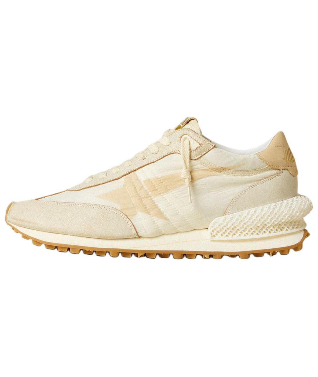 GOLDEN GOOSE DELUXE BRAND Бежевые низкие кроссовки / кеды, фото 2