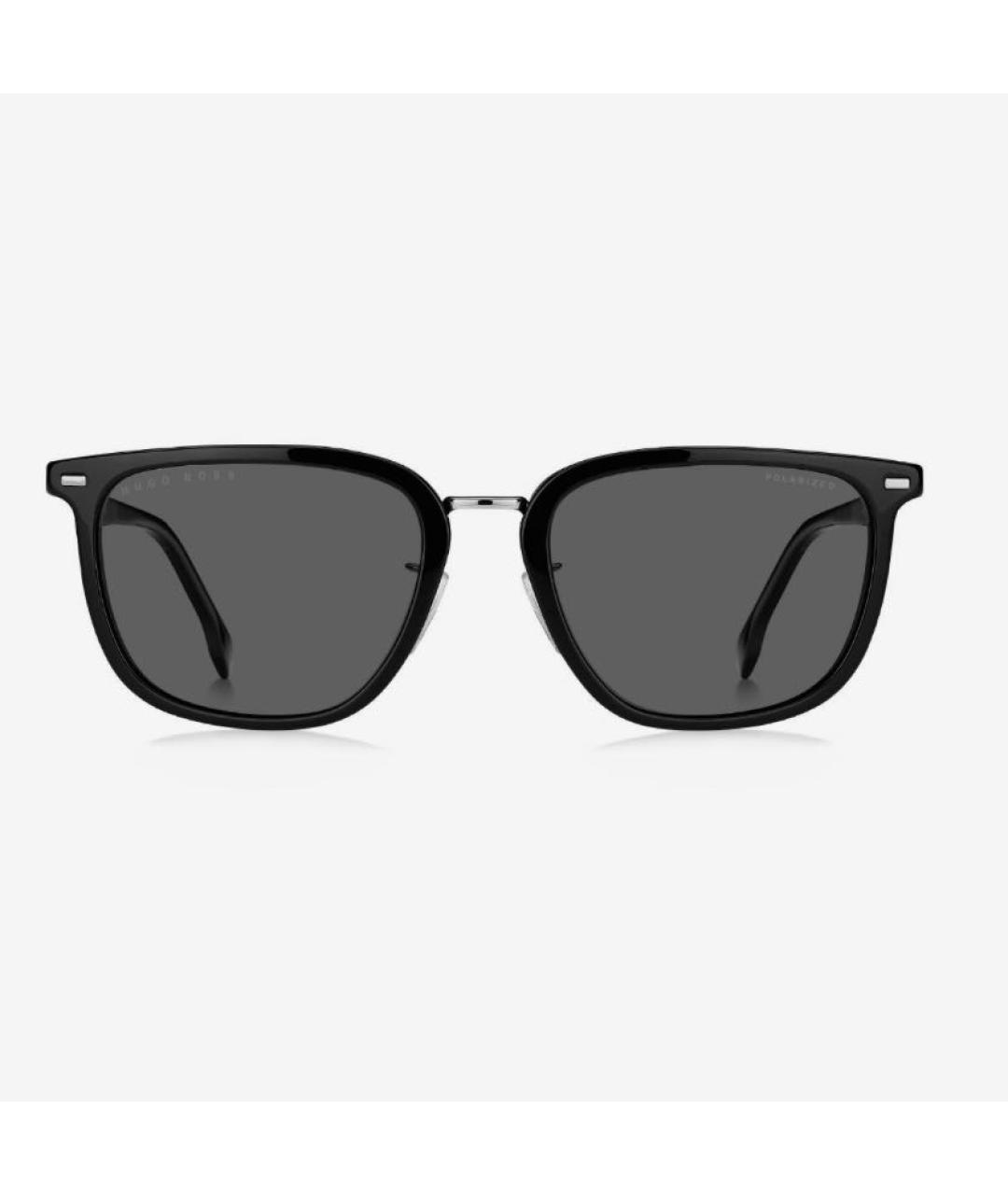 HUGO BOSS Черные пластиковые солнцезащитные очки, фото 2