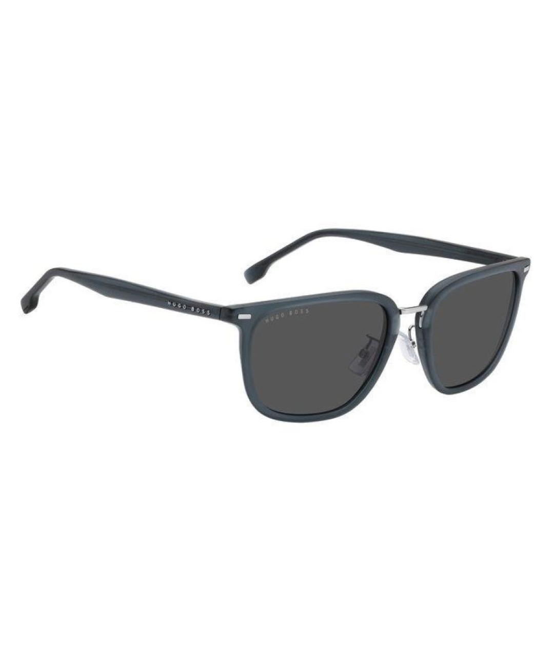 HUGO BOSS Темно-синие пластиковые солнцезащитные очки, фото 2