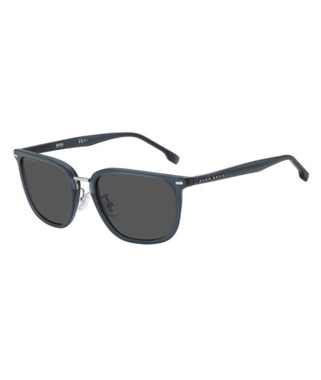 HUGO BOSS Темно-синие пластиковые солнцезащитные очки, фото 3