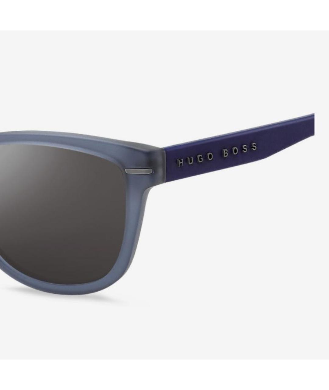 HUGO BOSS Синие пластиковые солнцезащитные очки, фото 2