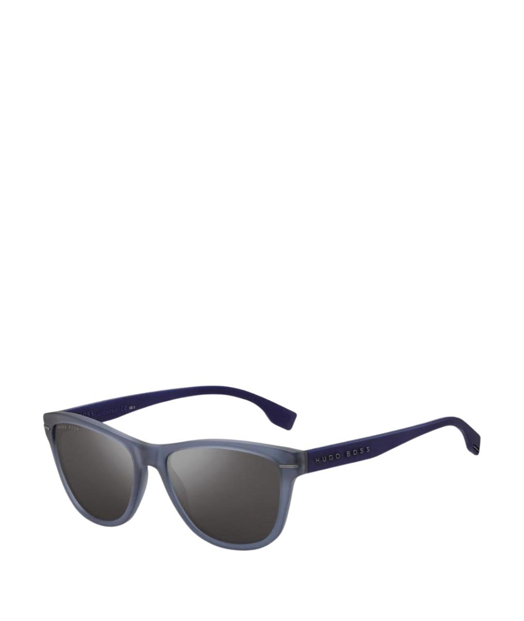 HUGO BOSS Синие пластиковые солнцезащитные очки, фото 1