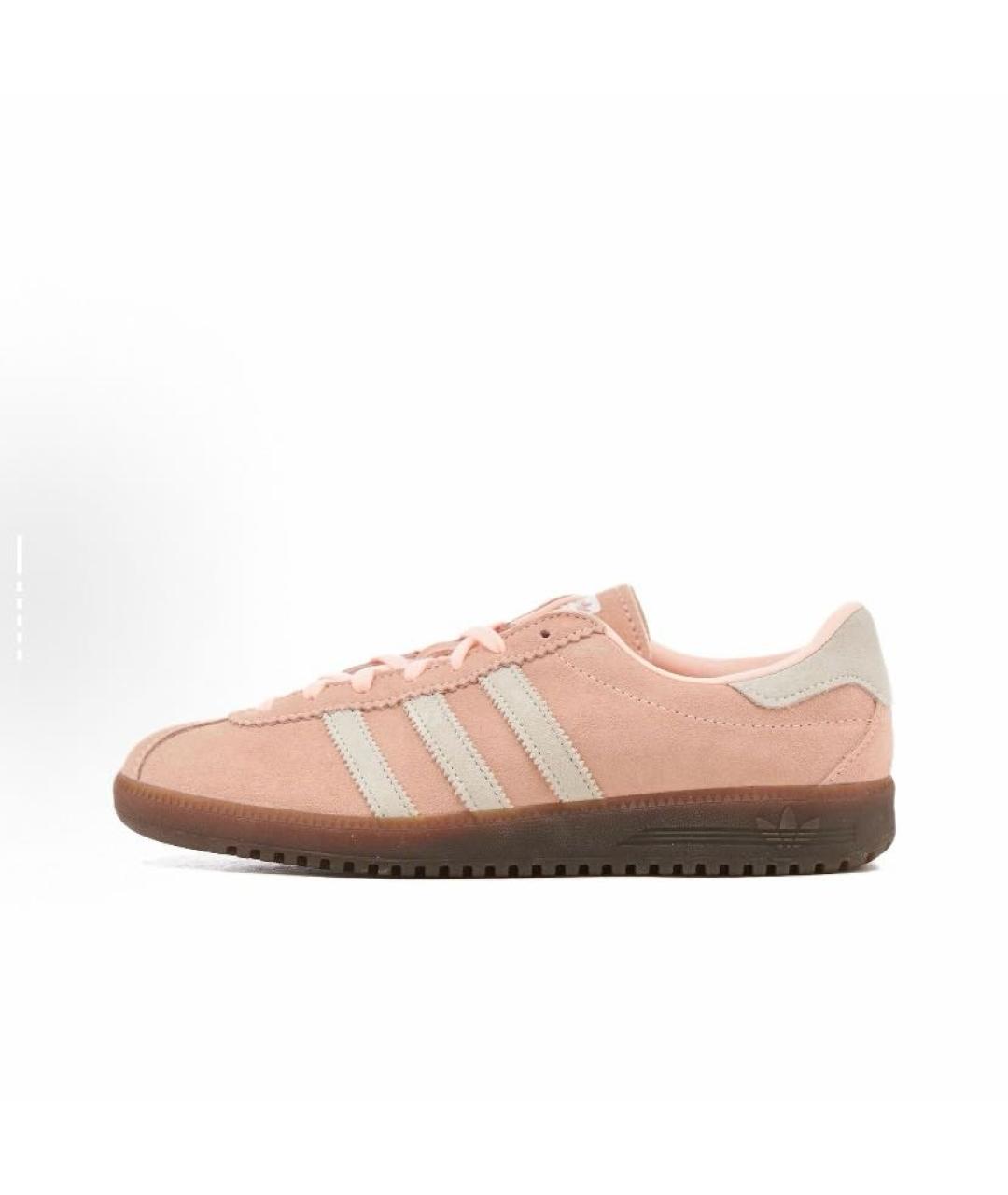 ADIDAS Коралловые замшевые низкие кроссовки / кеды, фото 3