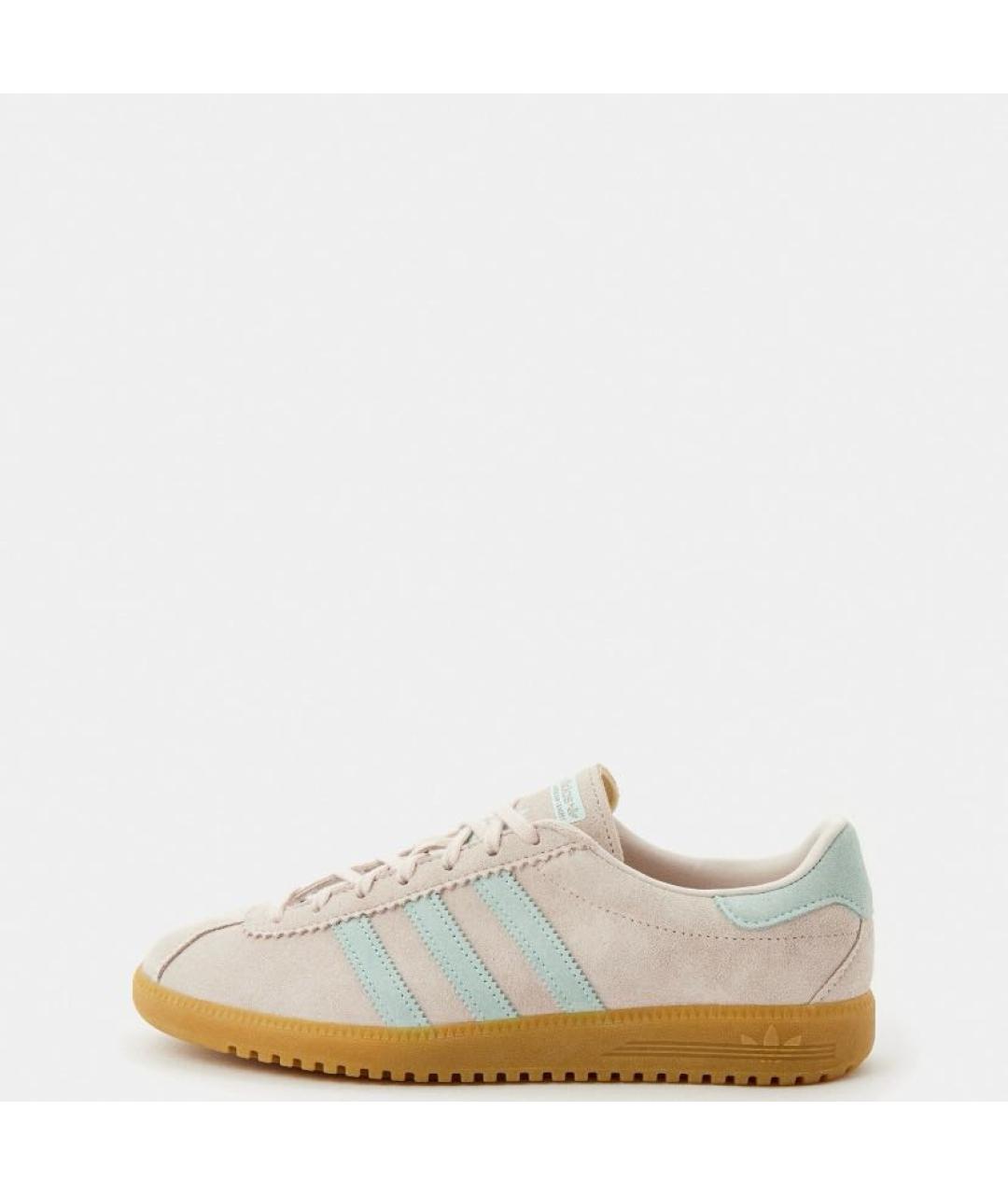 ADIDAS Коралловые замшевые низкие кроссовки / кеды, фото 2