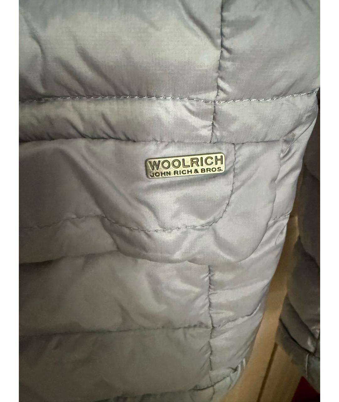 WOOLRICH Голубая полиамидовая куртка, фото 3