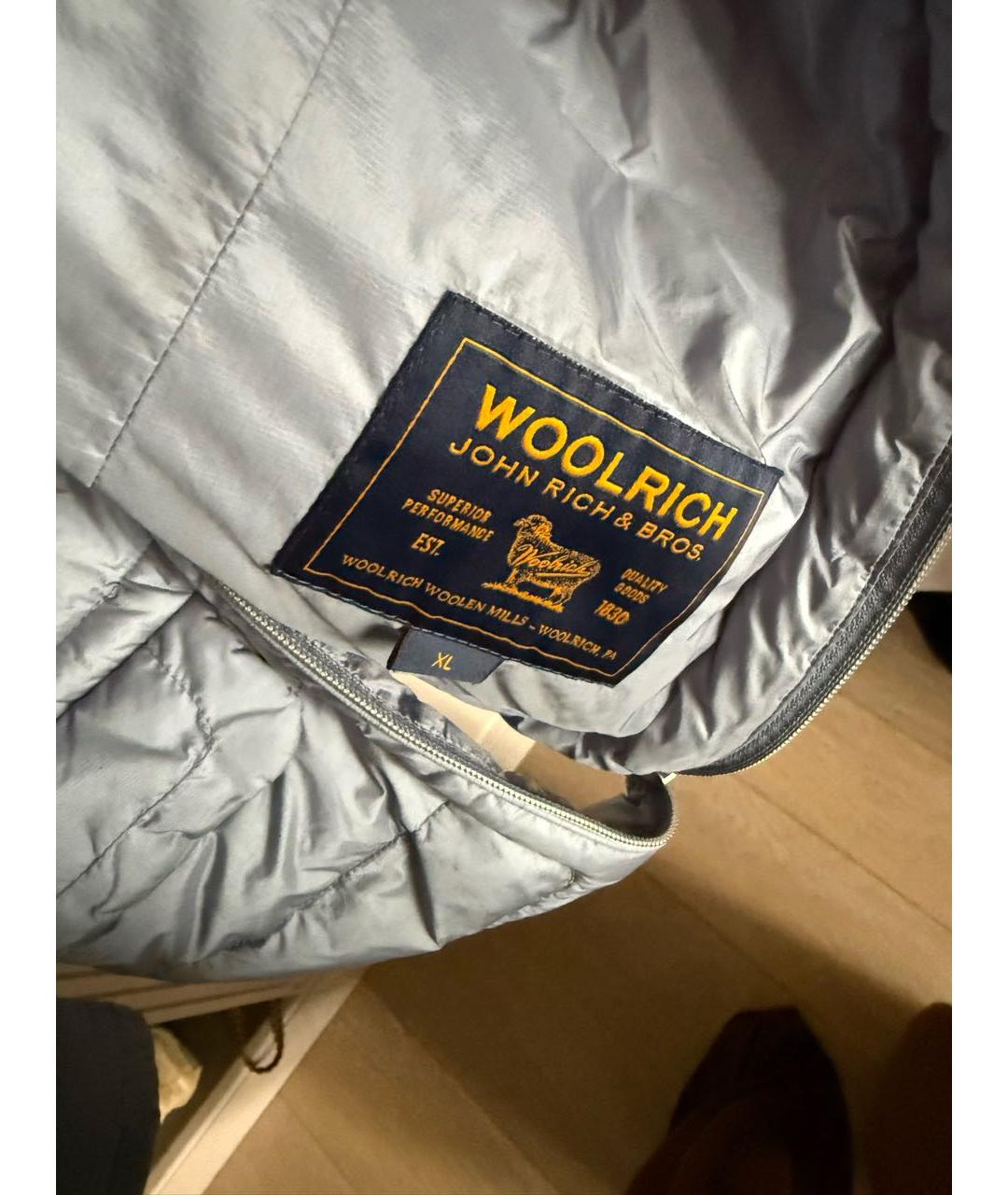 WOOLRICH Голубая полиамидовая куртка, фото 6