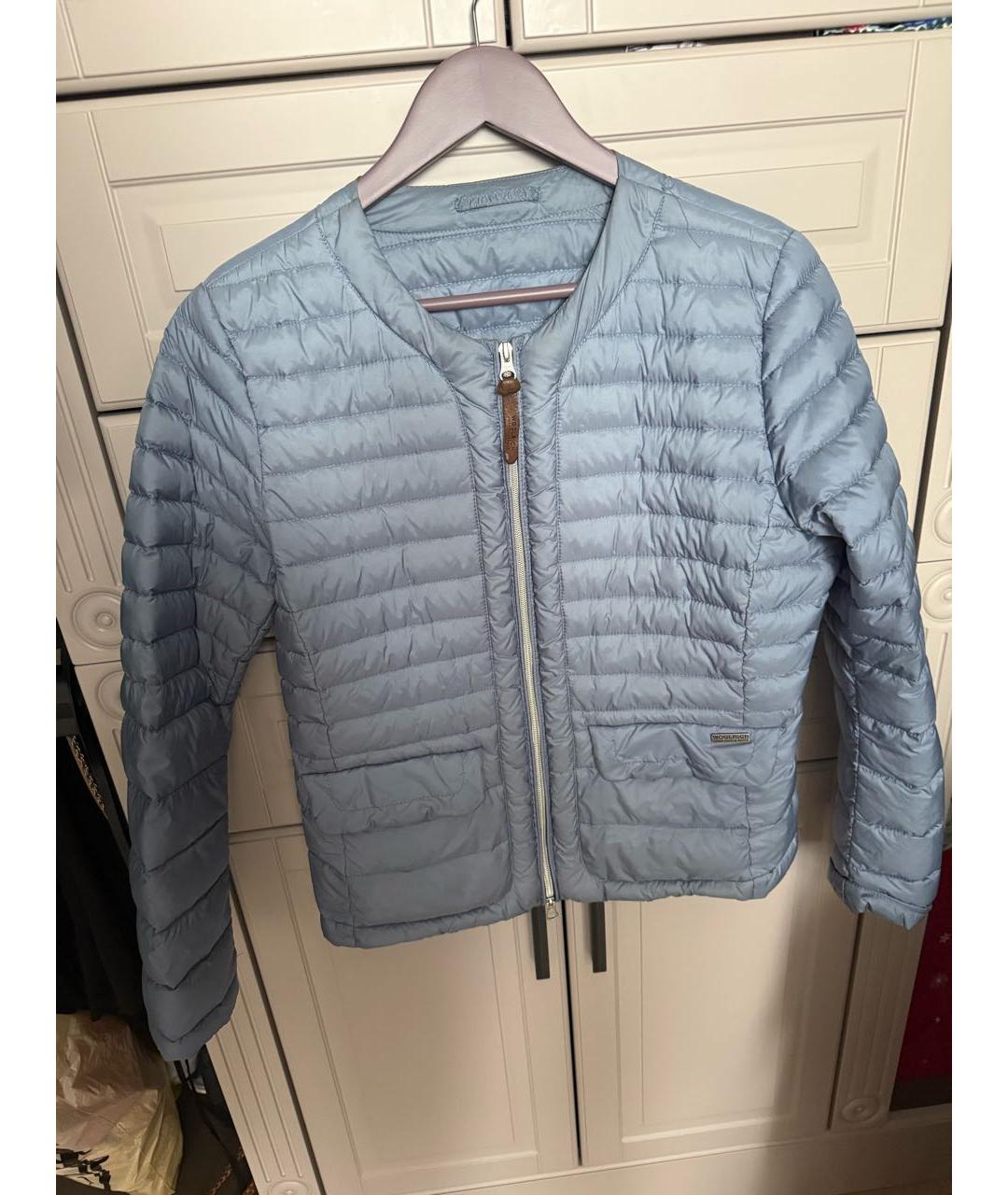 WOOLRICH Голубая полиамидовая куртка, фото 2