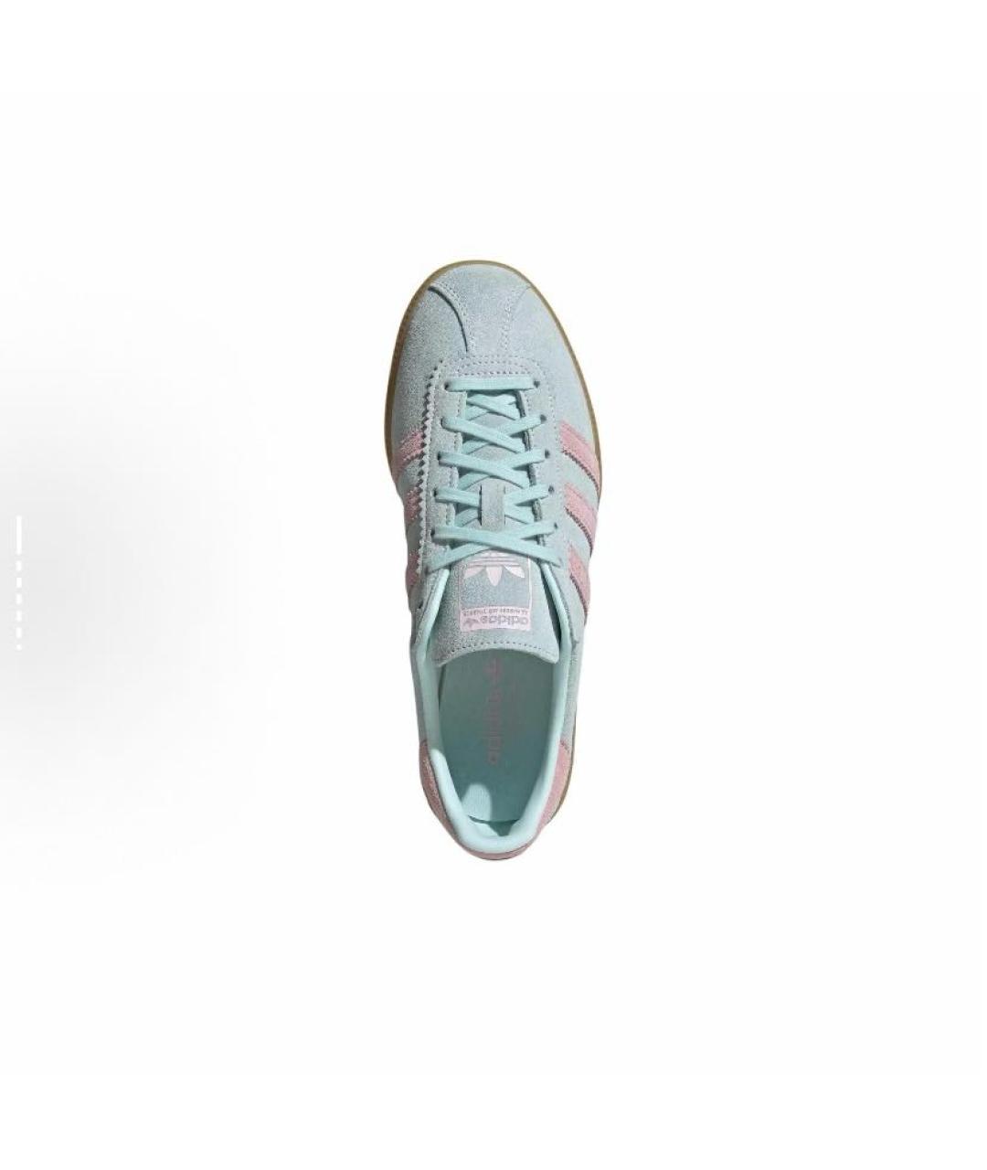 ADIDAS Бордовые замшевые низкие кроссовки / кеды, фото 4